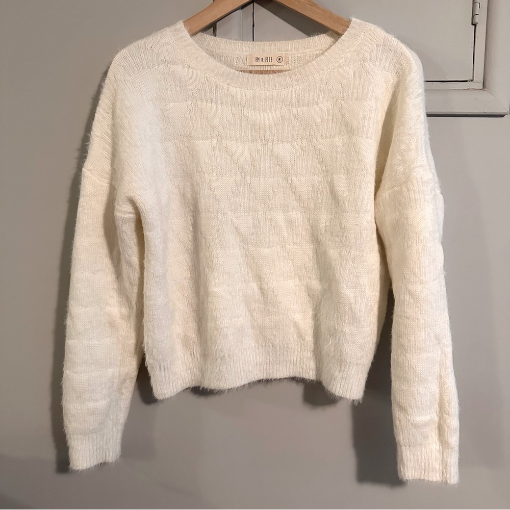 Soft white sweater